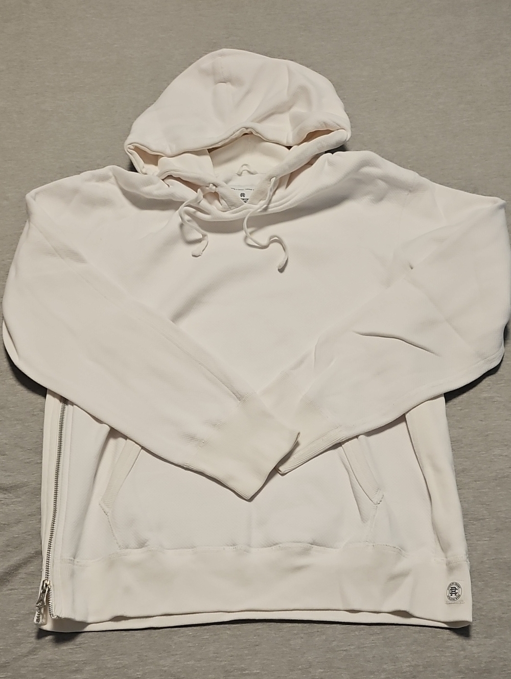 Reigning Champ White Mid-weight Pullover Hoodie